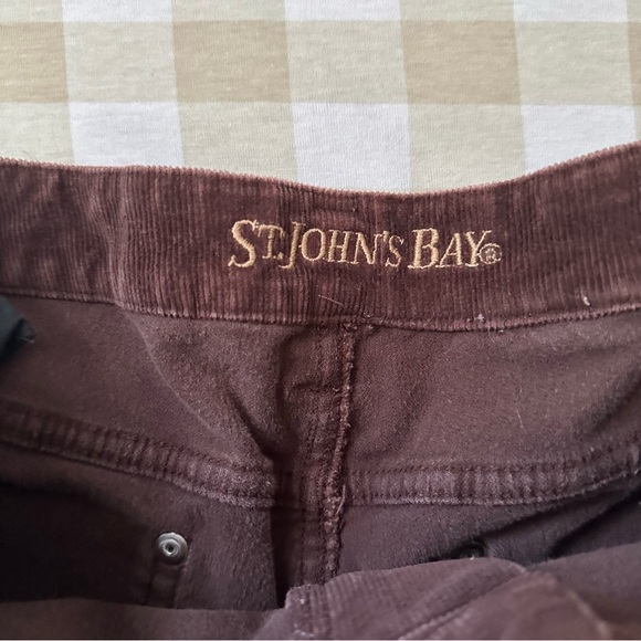 St. John’s Bag Brown Cotton Corduroy Pants Timeless Boot Cut Women’s 6 - Picture 5 of 8